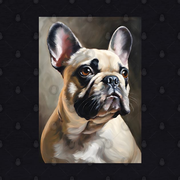 French Bulldog Oil Painting by Art-Jiyuu